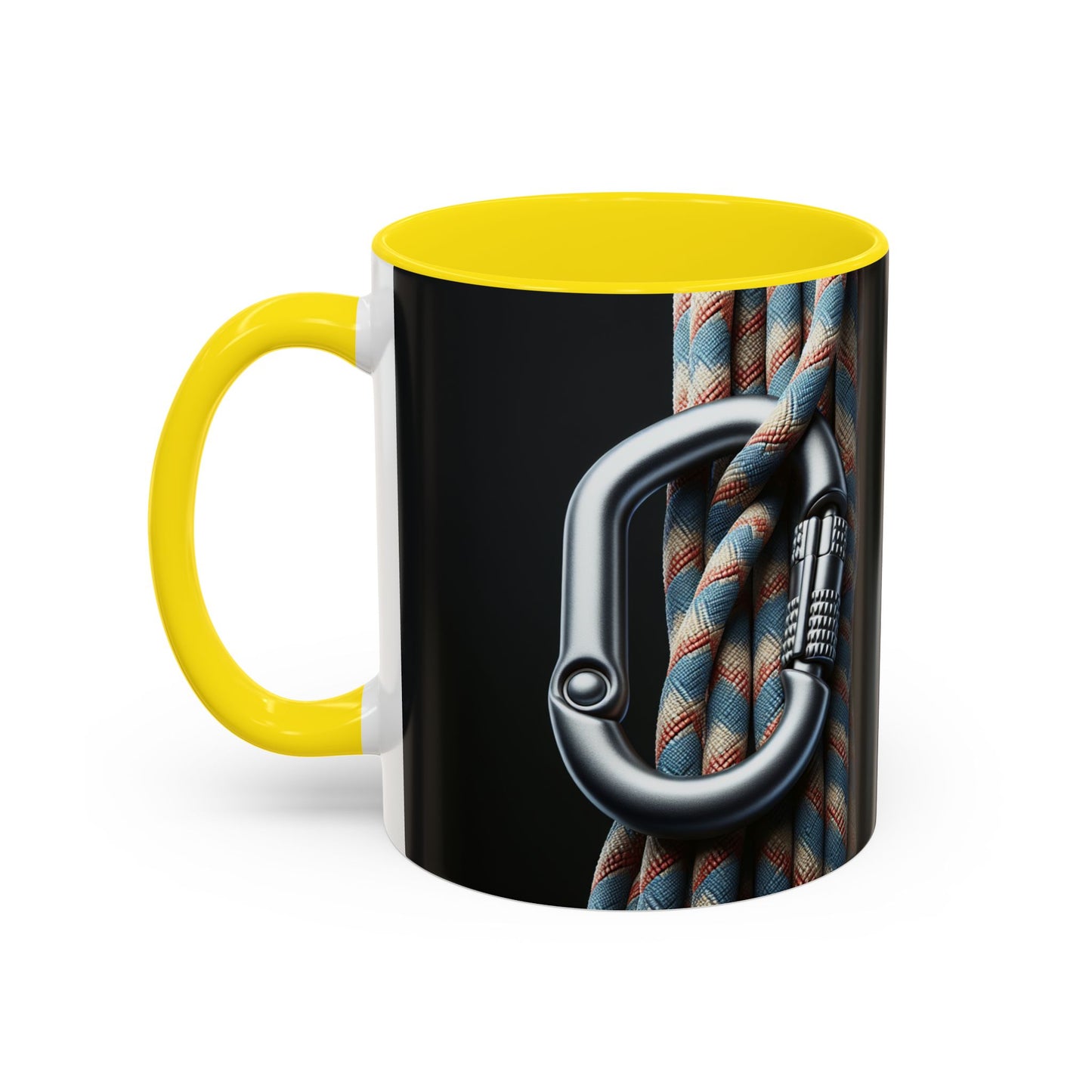 Adventure-Themed Accent Coffee Mug - 11oz & 15oz - Perfect for Outdoor Enthusiasts!