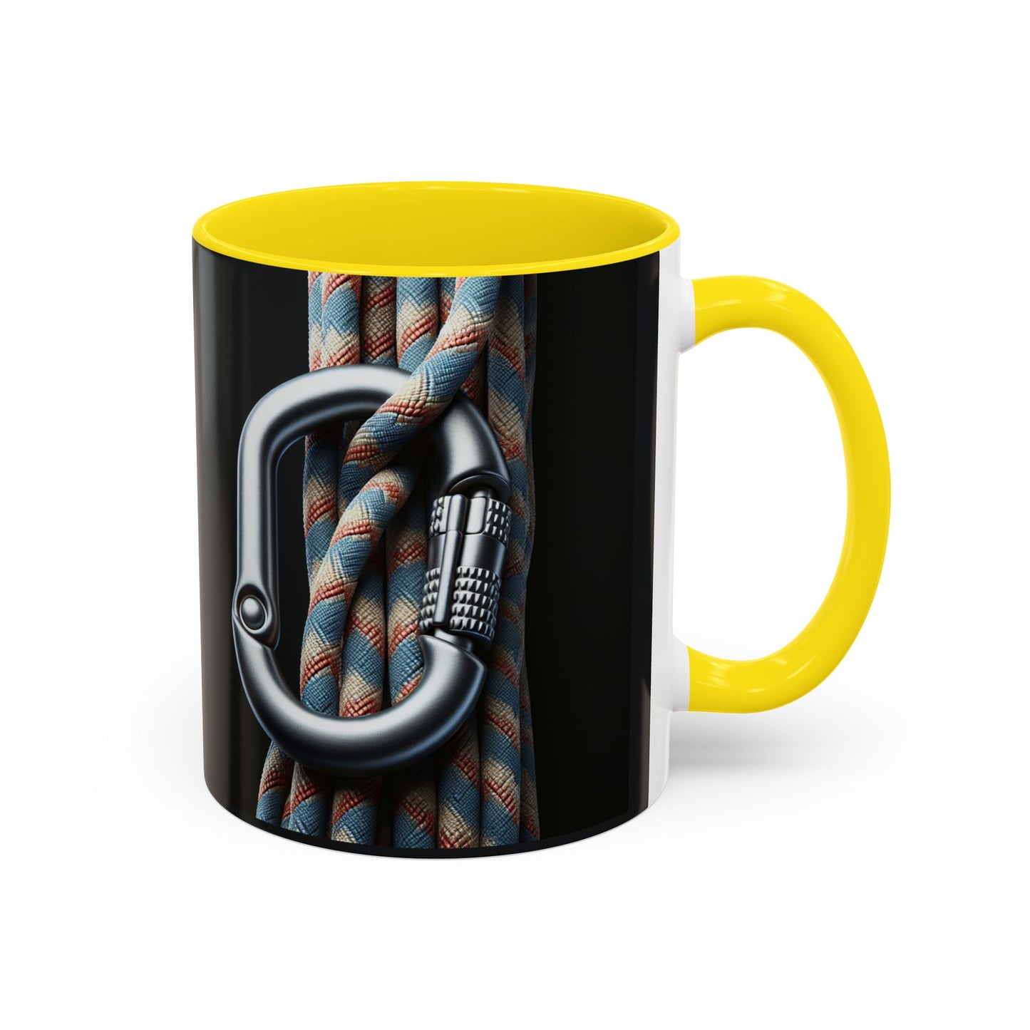 Adventure-Themed Accent Coffee Mug - 11oz & 15oz - Perfect for Outdoor Enthusiasts!