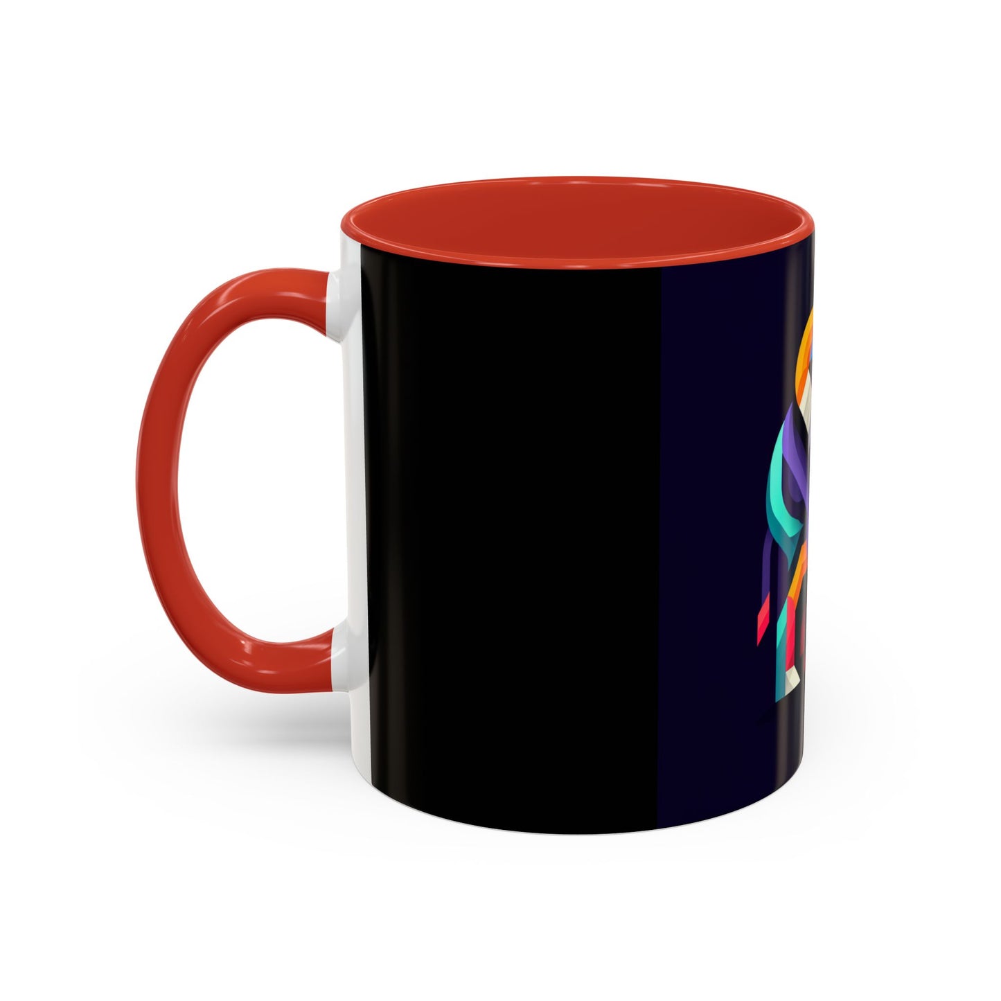 Colorful Elephant Accent Coffee Mug - 11/15oz, Perfect Gift for Animal Lovers