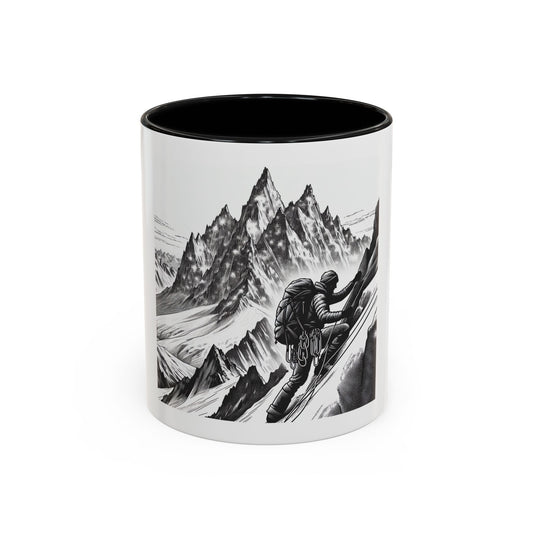 Mountain Climber2 Accent Coffee Mug (11, 15oz)