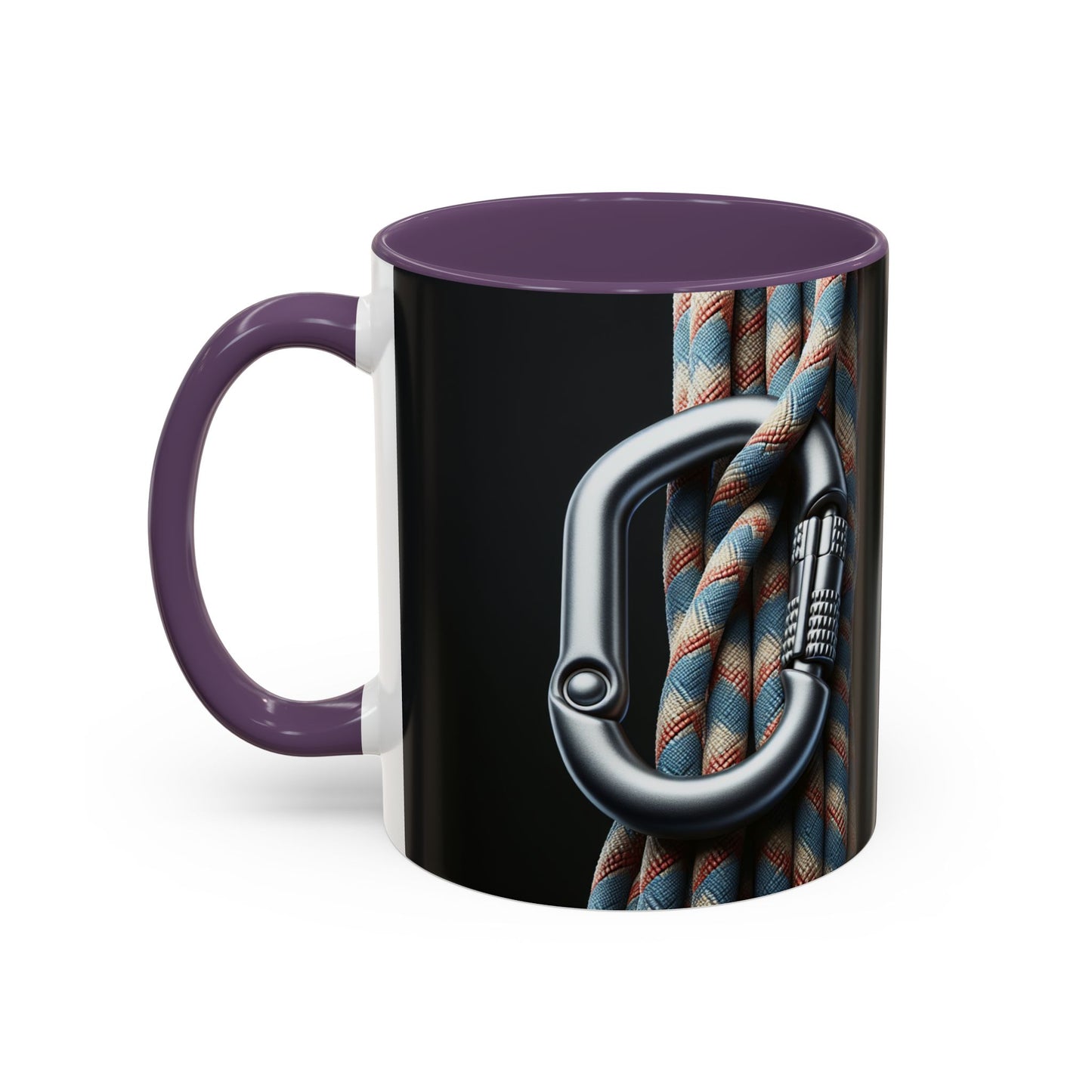 Adventure-Themed Accent Coffee Mug - 11oz & 15oz - Perfect for Outdoor Enthusiasts!
