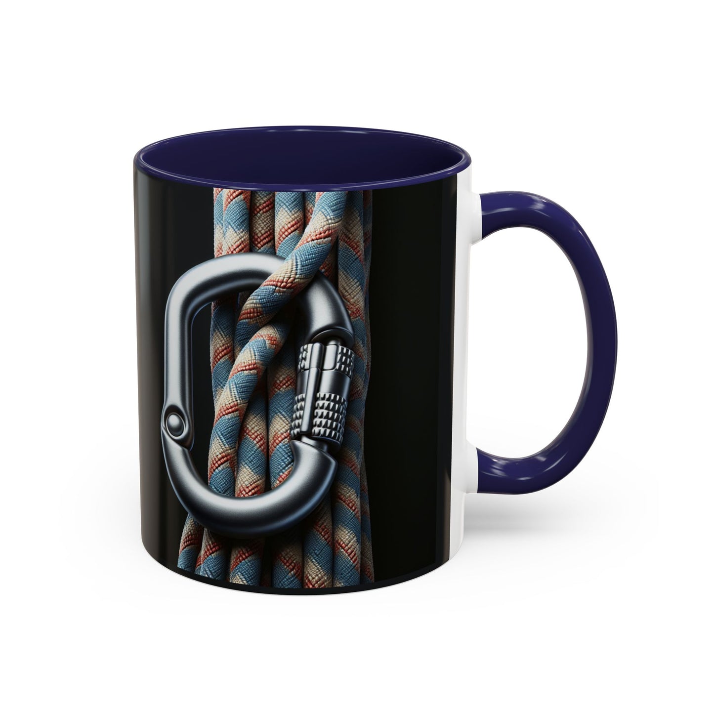 Adventure-Themed Accent Coffee Mug - 11oz & 15oz - Perfect for Outdoor Enthusiasts!