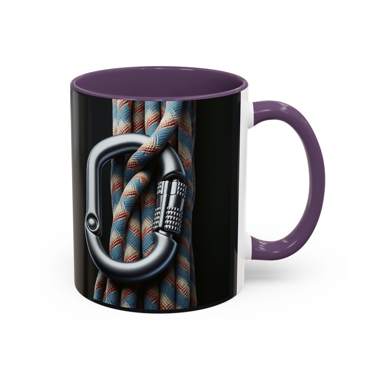 Adventure-Themed Accent Coffee Mug - 11oz & 15oz - Perfect for Outdoor Enthusiasts!