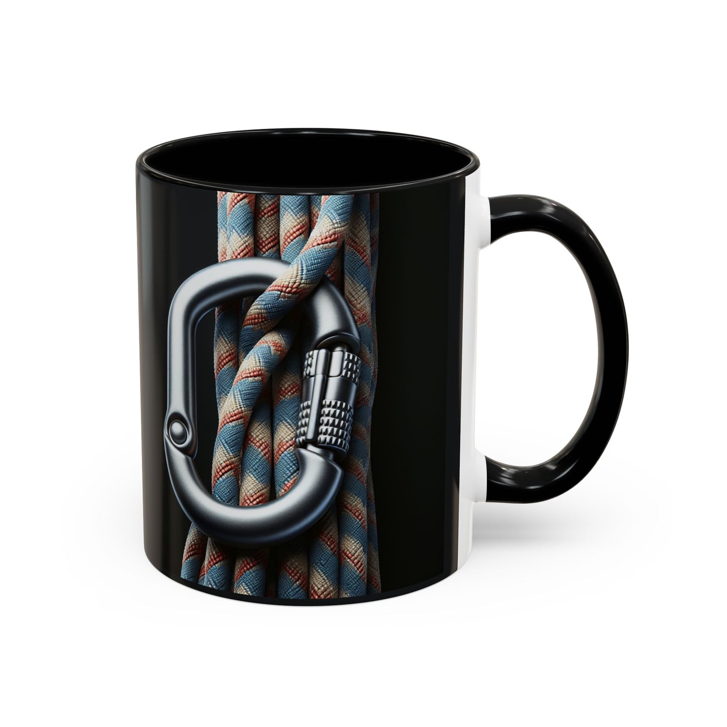 Adventure-Themed Accent Coffee Mug - 11oz & 15oz - Perfect for Outdoor Enthusiasts!