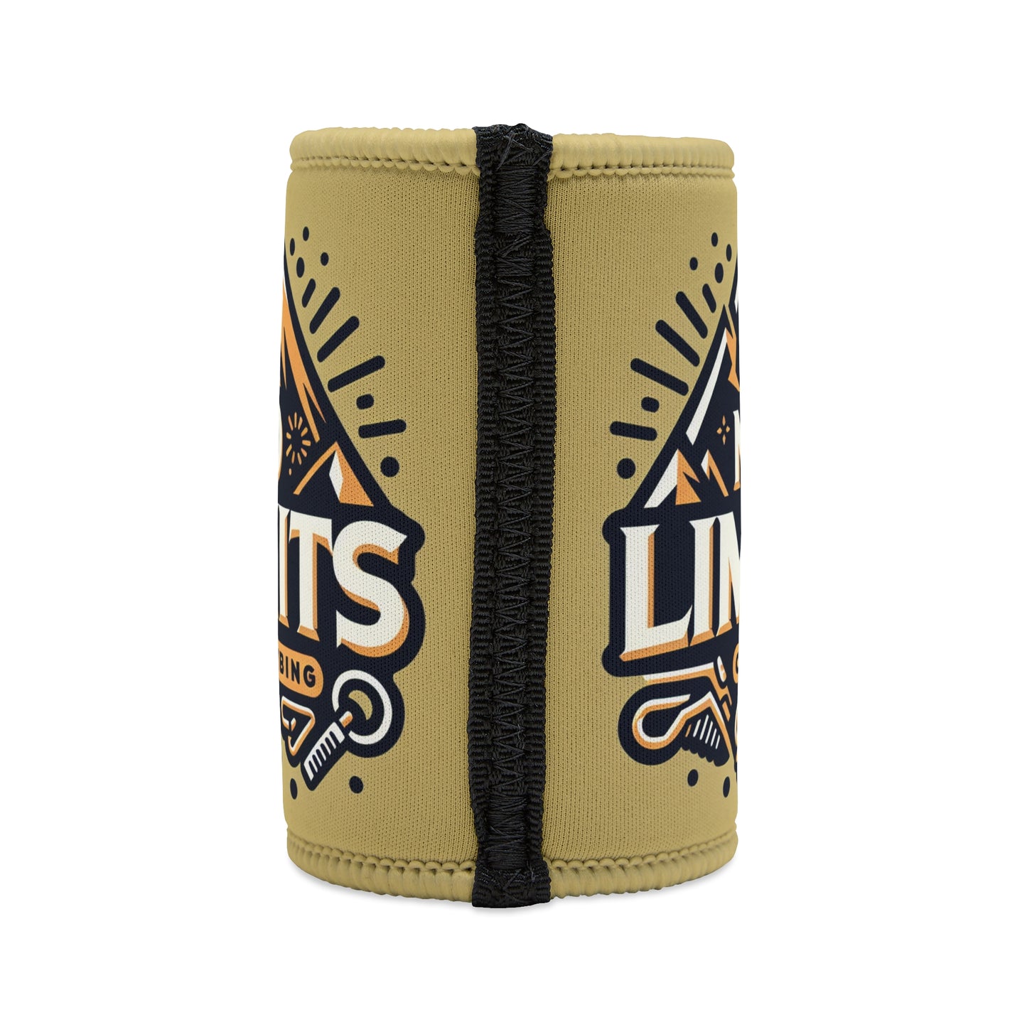 Adventure-Themed Stubby Cooler - No Limits Climbing Design