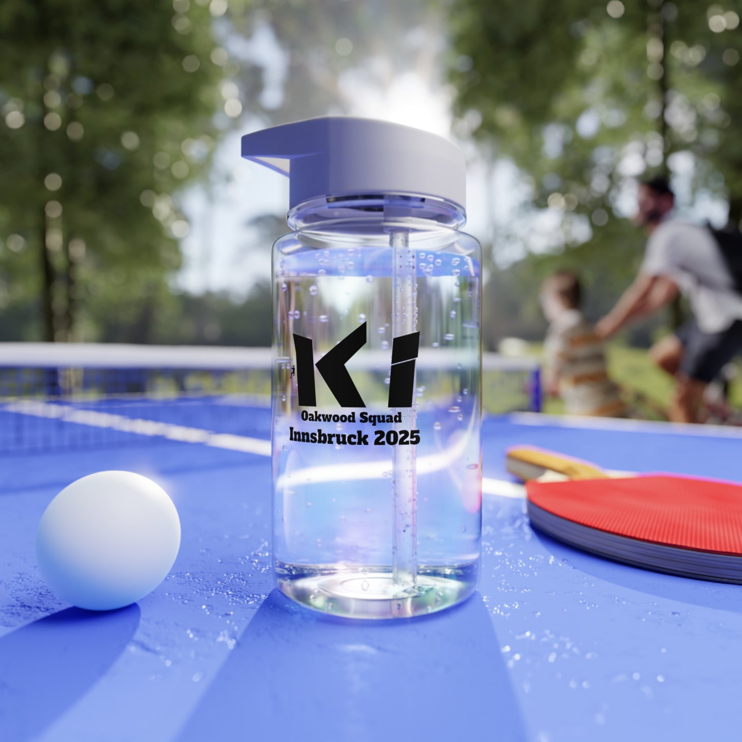 Personalized Tritan Water Bottle – Oakwood Squad Innsbruck 2025 – Durable and Stylish Hydration