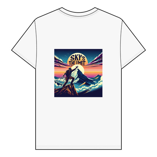 Sky's The Limit Original Unisex Organic T-Shirt - Adventure Vibe Graphic Tee