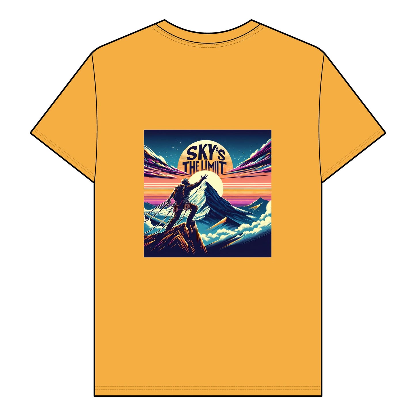 Sky's The Limit Original Unisex Organic T-Shirt - Adventure Vibe Graphic Tee