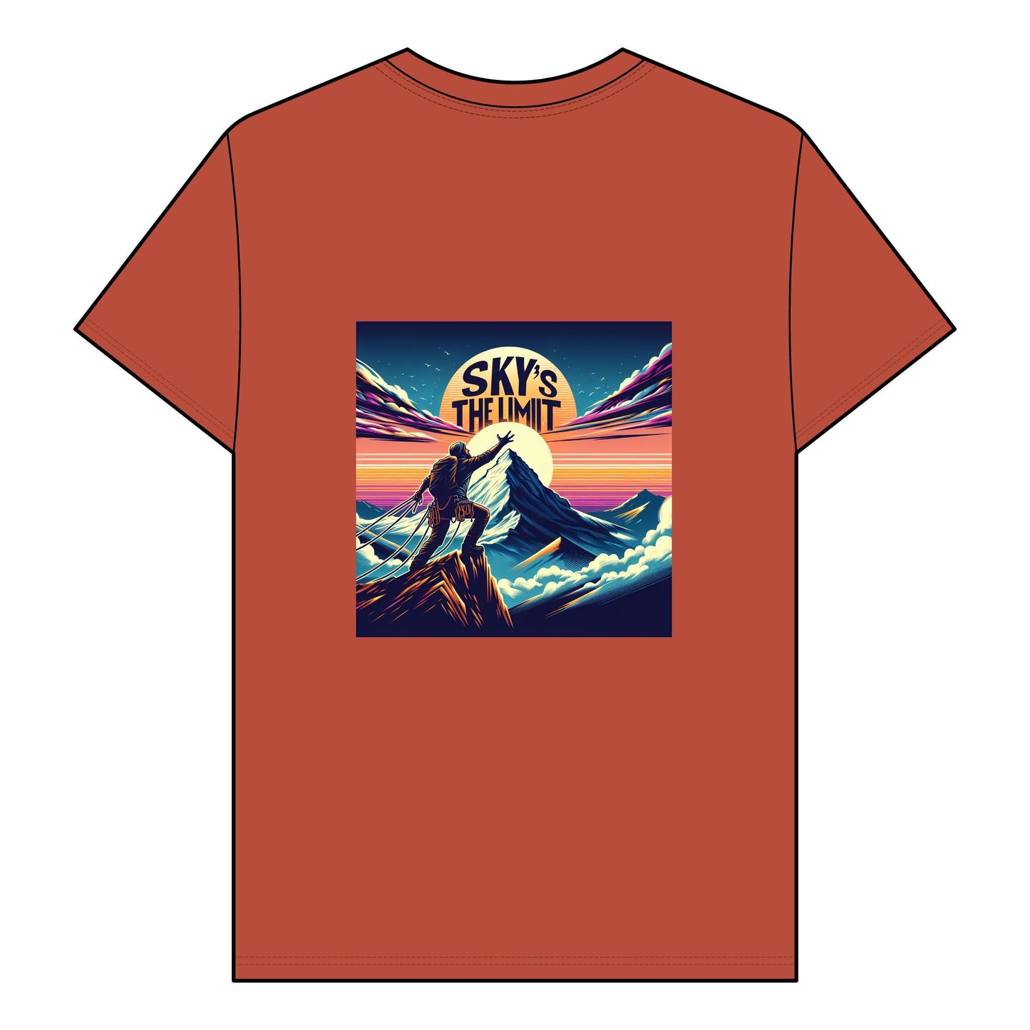 Sky's The Limit Original Unisex Organic T-Shirt - Adventure Vibe Graphic Tee