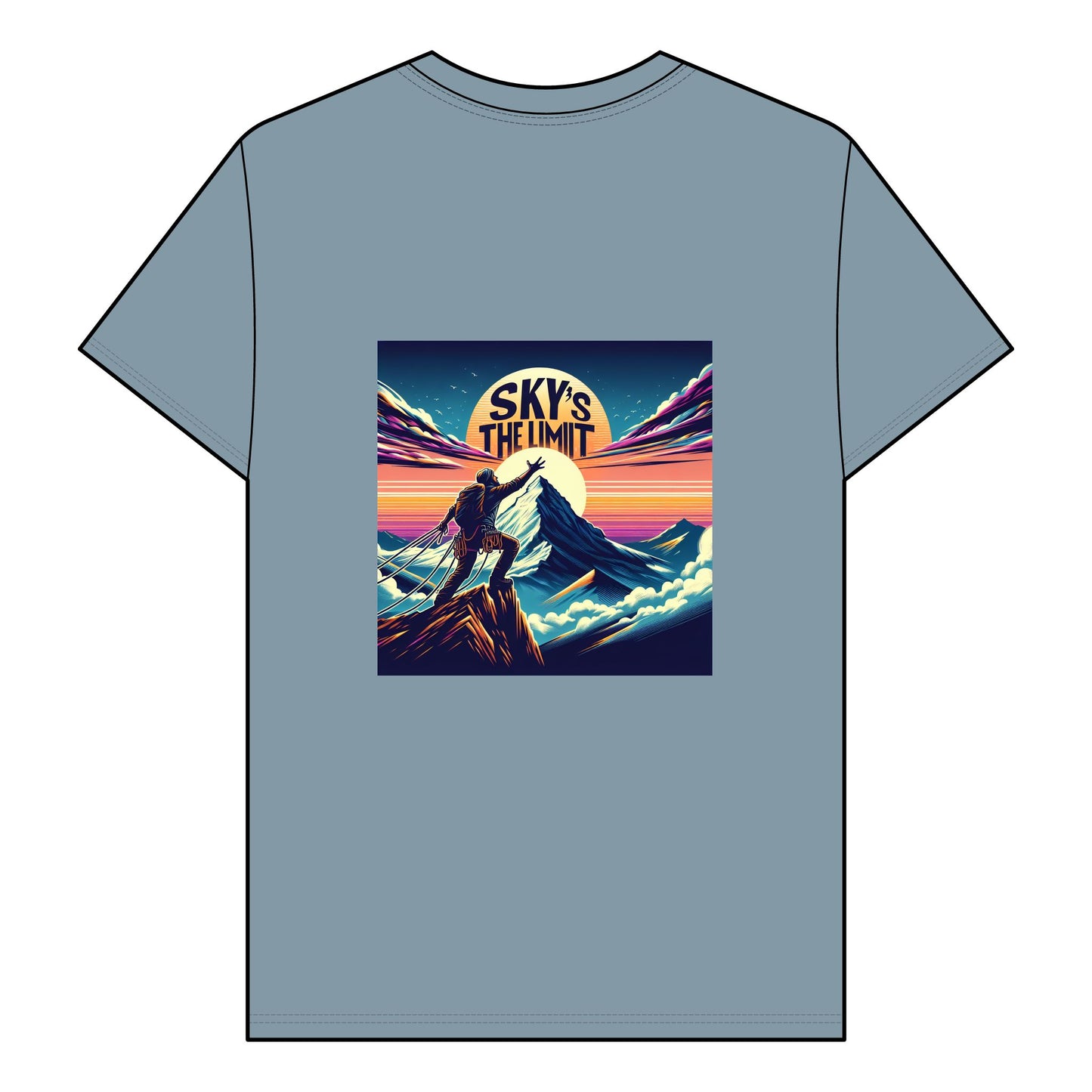 Sky's The Limit Original Unisex Organic T-Shirt - Adventure Vibe Graphic Tee