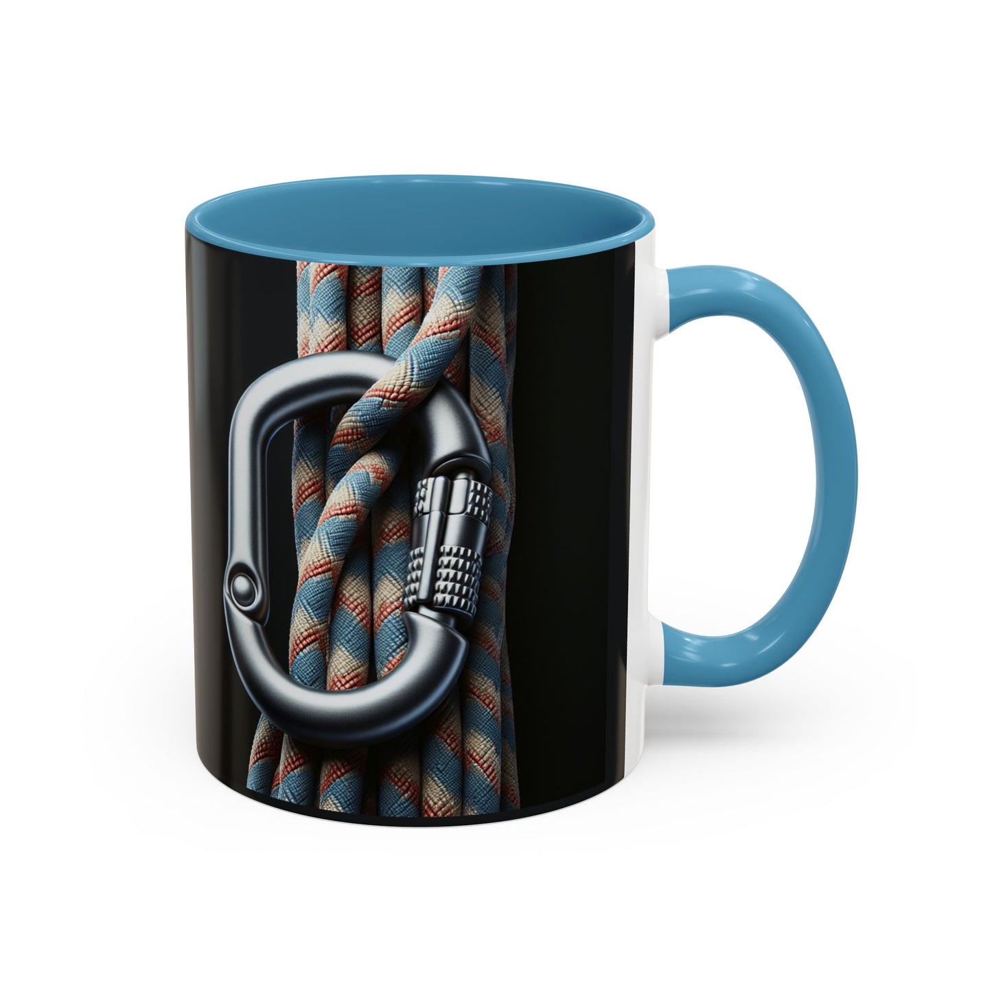 Adventure-Themed Accent Coffee Mug - 11oz & 15oz - Perfect for Outdoor Enthusiasts!