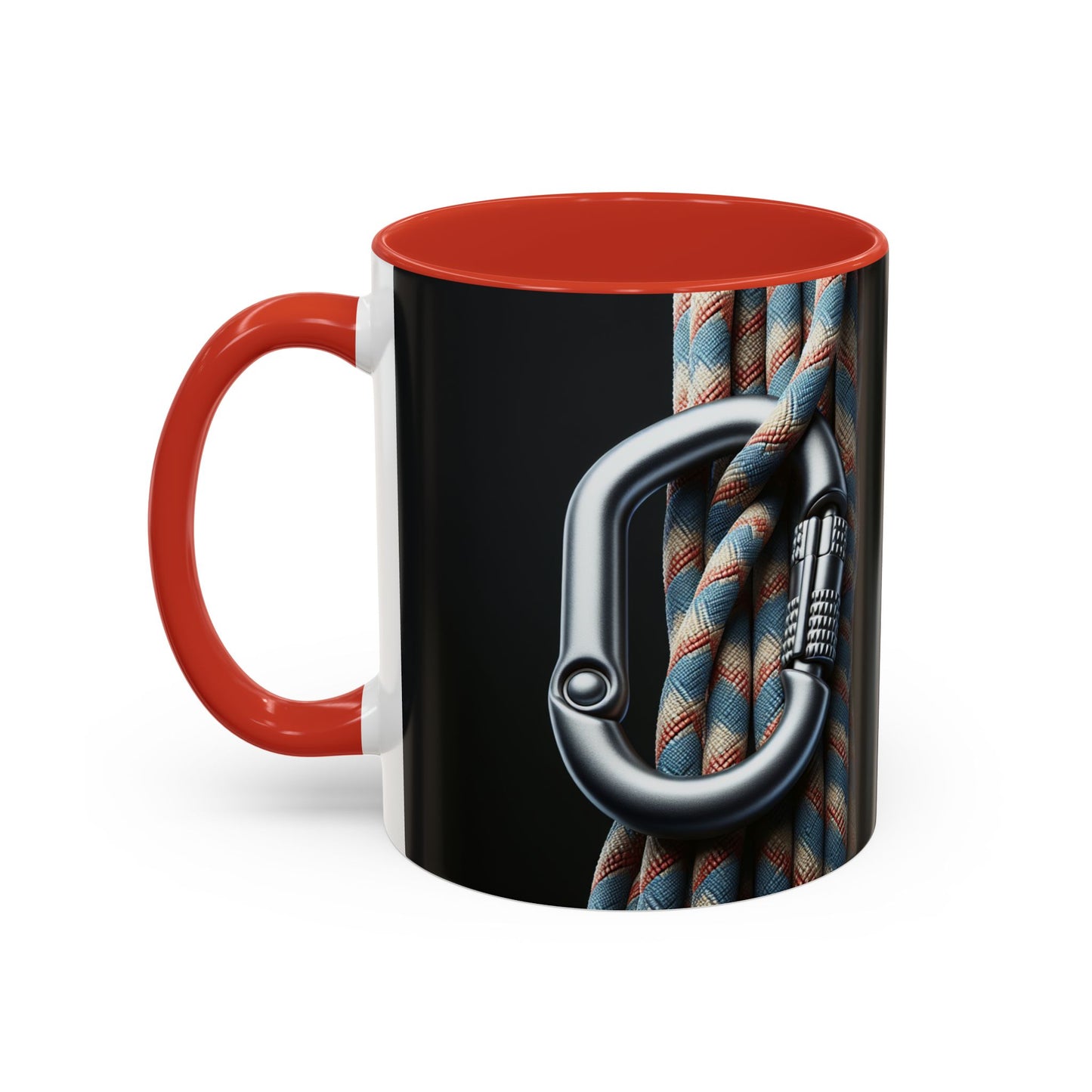 Adventure-Themed Accent Coffee Mug - 11oz & 15oz - Perfect for Outdoor Enthusiasts!