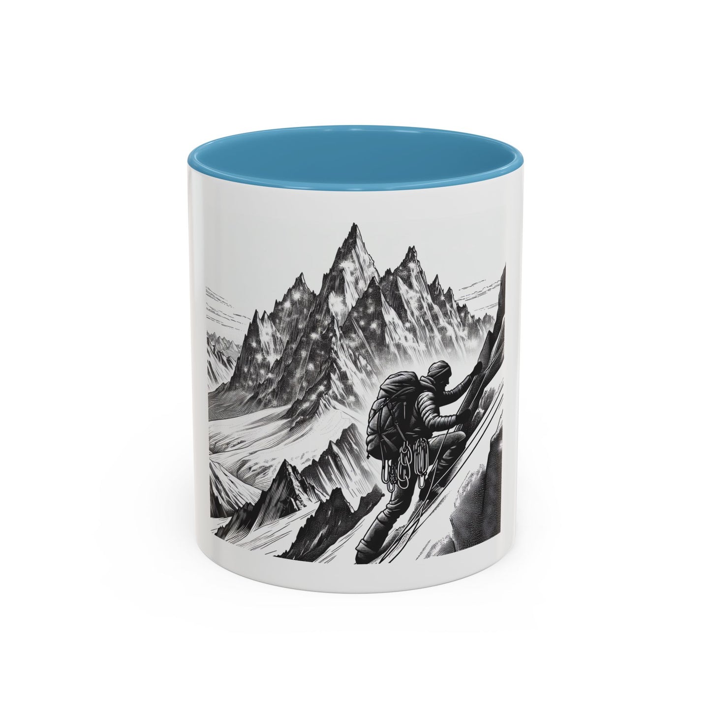 Mountain Climber2 Accent Coffee Mug (11, 15oz)