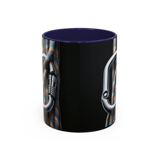 Adventure-Themed Accent Coffee Mug - 11oz & 15oz - Perfect for Outdoor Enthusiasts!