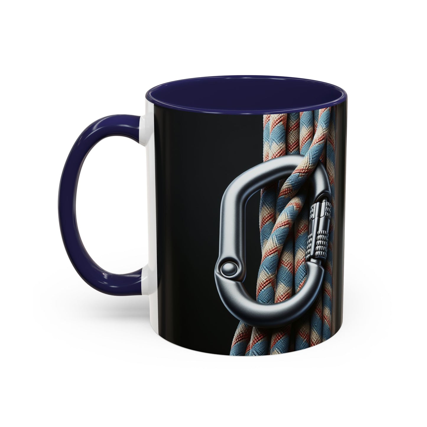 Adventure-Themed Accent Coffee Mug - 11oz & 15oz - Perfect for Outdoor Enthusiasts!