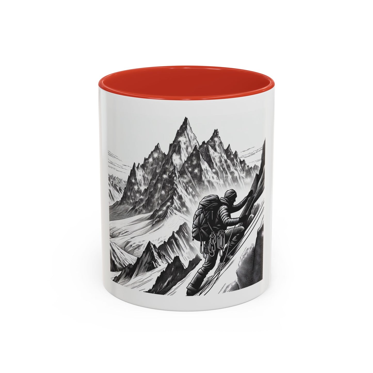 Mountain Climber2 Accent Coffee Mug (11, 15oz)