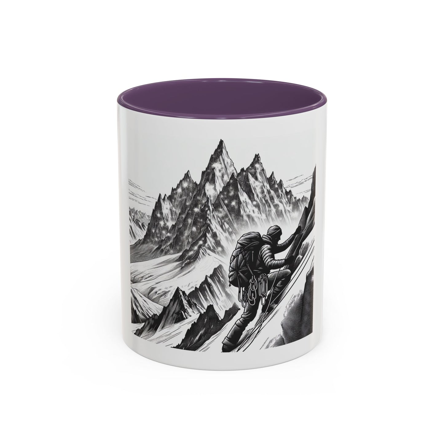 Mountain Climber2 Accent Coffee Mug (11, 15oz)