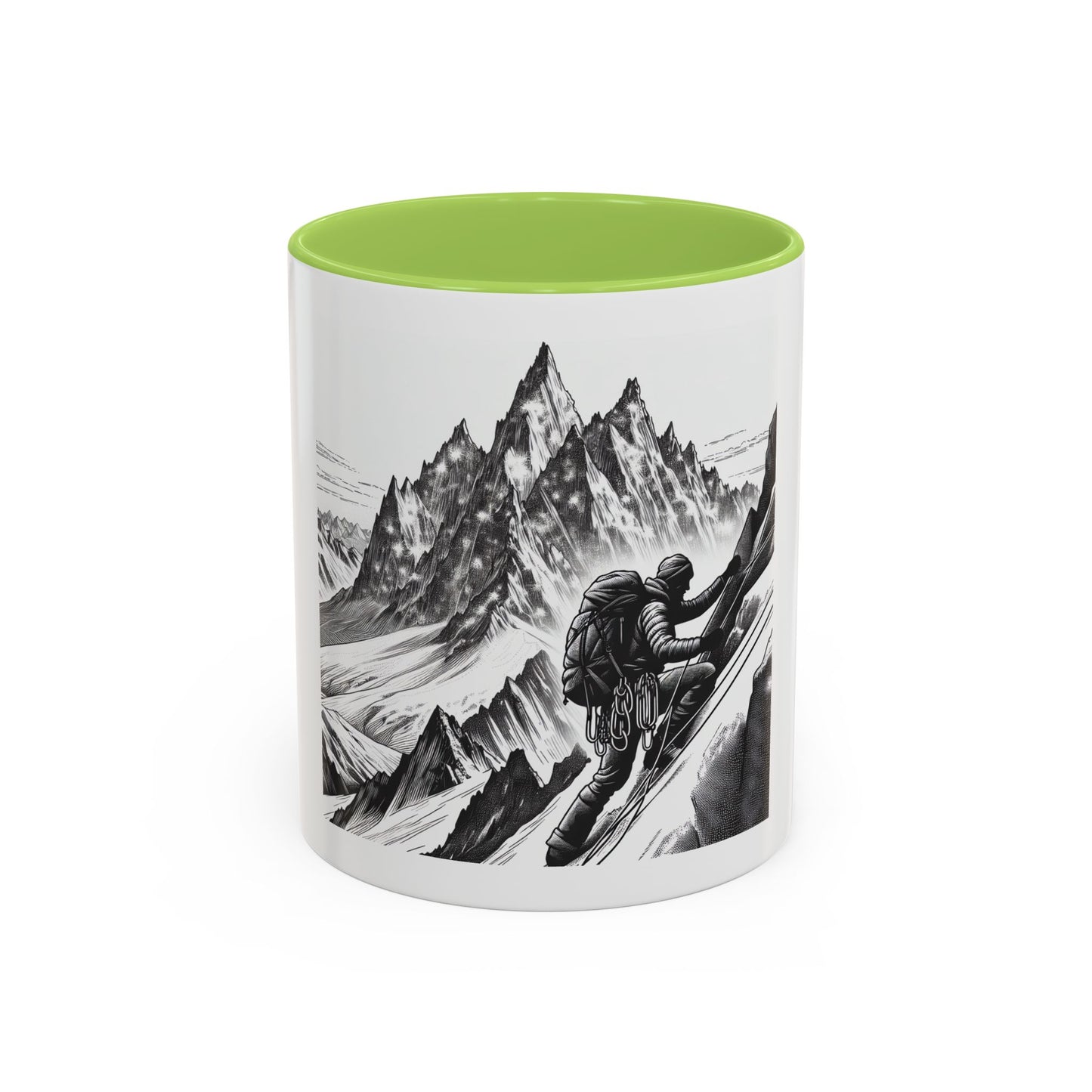 Mountain Climber2 Accent Coffee Mug (11, 15oz)