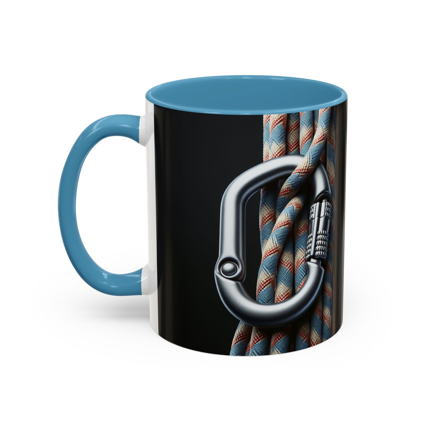 Adventure-Themed Accent Coffee Mug - 11oz & 15oz - Perfect for Outdoor Enthusiasts!