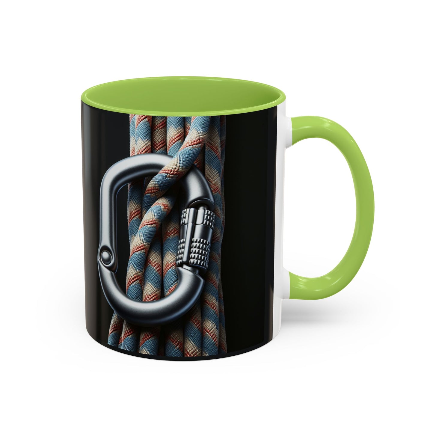 Adventure-Themed Accent Coffee Mug - 11oz & 15oz - Perfect for Outdoor Enthusiasts!