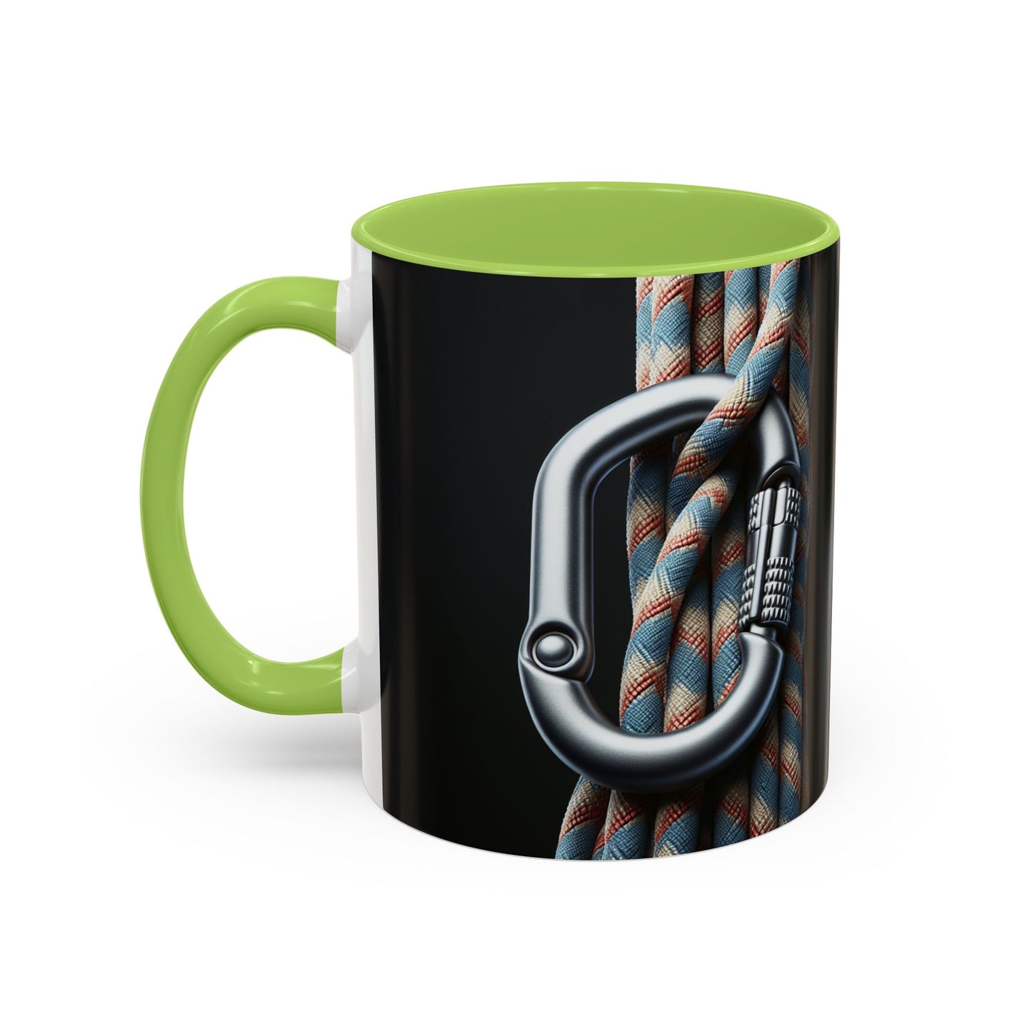 Adventure-Themed Accent Coffee Mug - 11oz & 15oz - Perfect for Outdoor Enthusiasts!