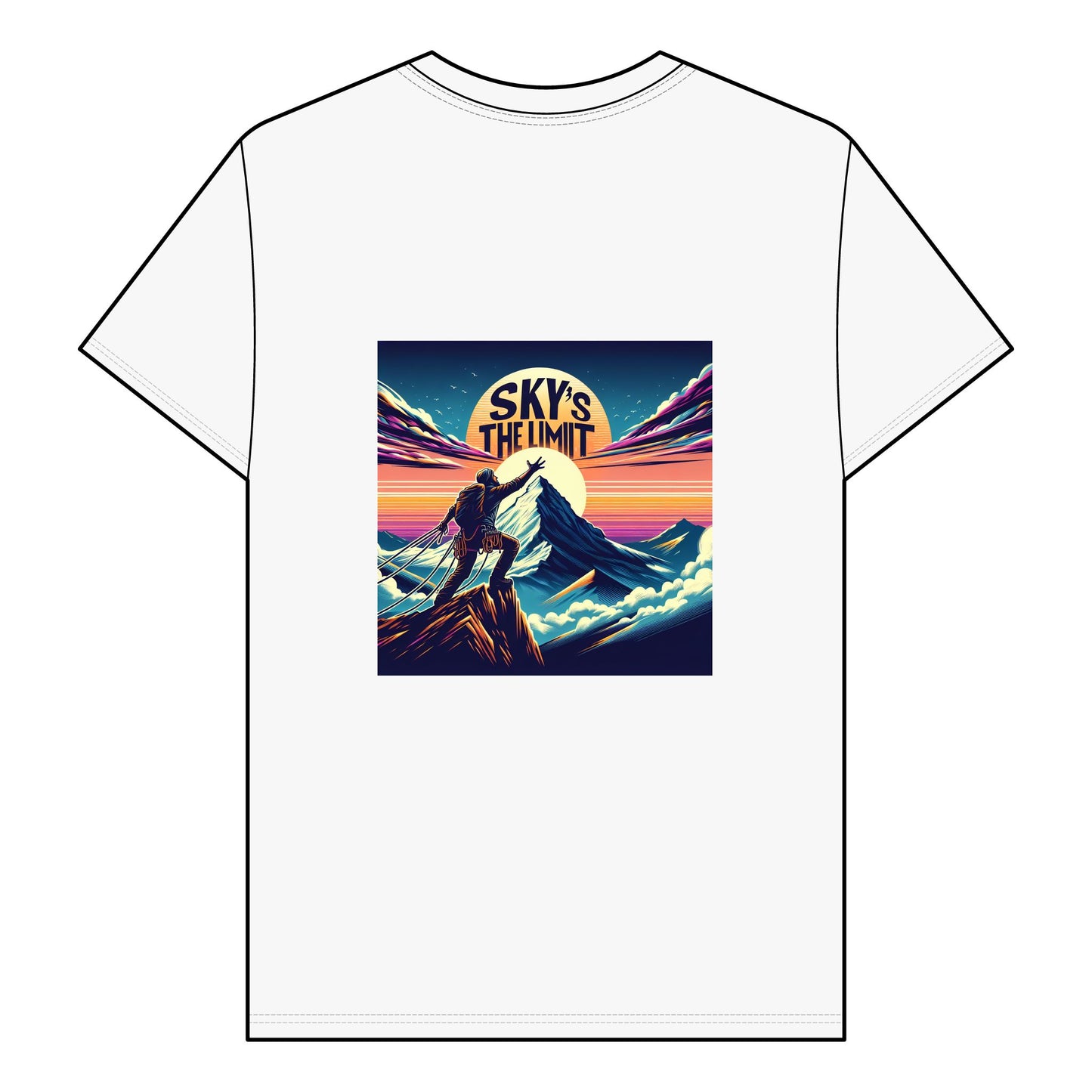 Sky's The Limit Original Unisex Organic T-Shirt - Adventure Vibe Graphic Tee