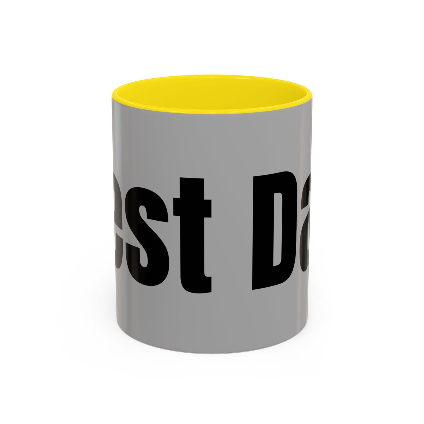 Best Dad Accent Coffee Mug - Unique Gift for Father's Day, Birthdays, or Everyday Appreciation