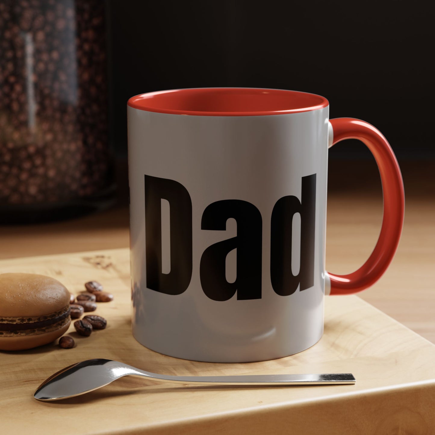 Best Dad Accent Coffee Mug - Unique Gift for Father's Day, Birthdays, or Everyday Appreciation