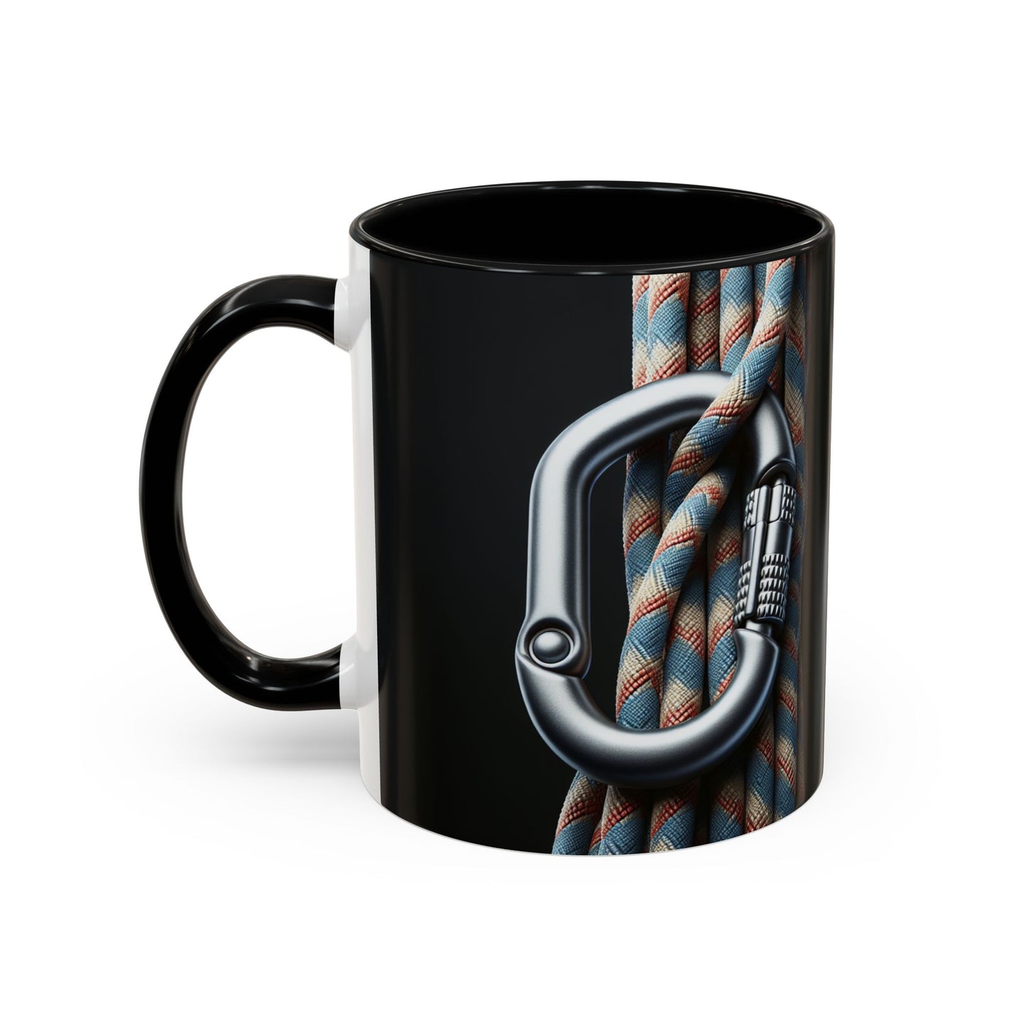 Adventure-Themed Accent Coffee Mug - 11oz & 15oz - Perfect for Outdoor Enthusiasts!