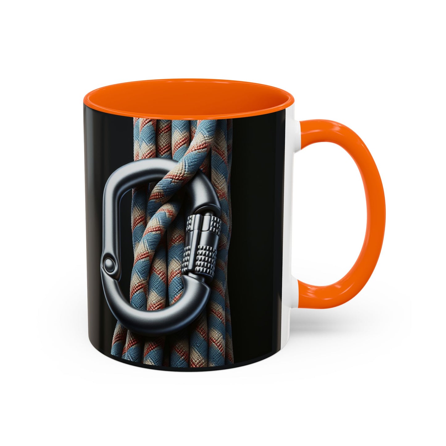 Adventure-Themed Accent Coffee Mug - 11oz & 15oz - Perfect for Outdoor Enthusiasts!